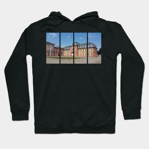 Bruchsal Palace (Schloss Bruchsal), also called the Damiansburg, is a Baroque palace complex located in the Baden-Wurttemberg. A fine Roccoco decoration. Germany Hoodie by fabbroni-art